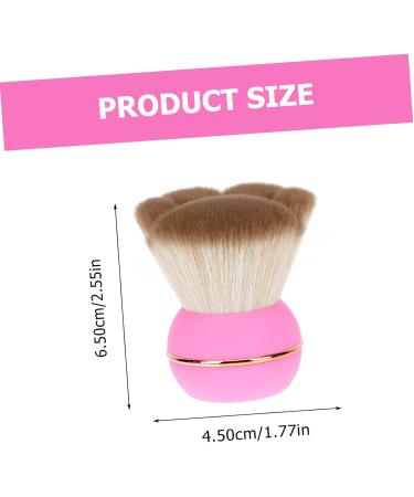 MAGICLULU 1pc Cat Claw Loose Powder Brush Makeup Brush Makeup Supplies Cosmetic Supplies Cosmetic Tool Brush Makeup Pink With Cover Travel Blush Powder Artificial Fiber 6.5x4.5cm Pink - Buy Online on GoSupps.com