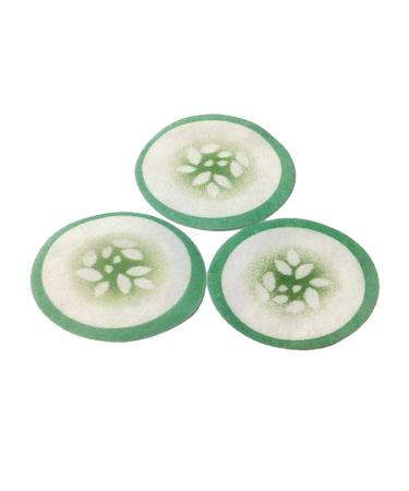 TEONE Cucumber Eye Pads Cucumber Eye Patches Cucumber Cooling Eye Pads Non-Woven Reusable Eye Mask 50PCS