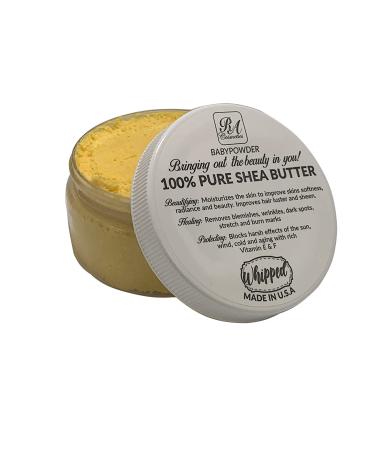 RA COSMETICS 100% African Shea Butter Whipped Baby Powder 6 oz