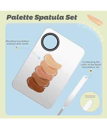 Picasso Spatula Makeup Korean Stainless Steel Palette Tool for Nail Art and Eye Shadow - Buy Online on GoSupps.com