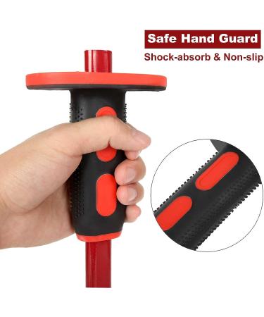 CYEAH 12 Inch Heavy Duty Masonry Chisel Set  4 PCS Chisels Set with Hand Protection  2 PCS Flat Chisel & 2 PCS Pointed Chisel for Concrete/Mason/Stone Demolishing Carving Splitting Breaking - Buy Online on GoSupps.com