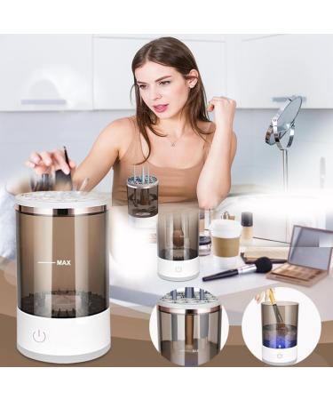 Automatic Electric Makeup Brush Cleaner - Fast & Efficient Cleansing in White | Ideal for All Makeup Brushes - Buy Online on GoSupps.com