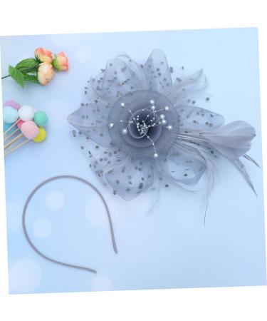 DRESSOOS 1 Set Hair Clip Hair Pin Tiara Hair Barrettes Gauze Cloth Headdress Hat Hairpin Hair Hoops Elegant Barrette Bride Linen Yarn Grace - Buy Online on GoSupps.com