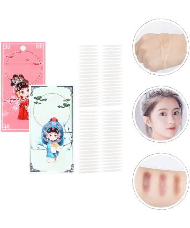 Beaupretty 2 Sets Lace Eyelid Sticker Double Eyelid Sticker Double Eyelid Strip Big Eyes Glue Lace Strip - Buy Online on GoSupps.com
