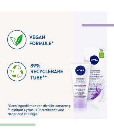 Beiersdorf NIVEA Essentials Soothing Day Cream SPF15 sensitive skin Moisturizing Face Cream Face care 50ml - Buy Online on GoSupps.com