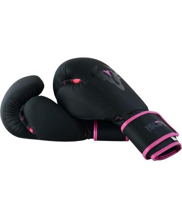 Islero Fitness Boxing Gloves for Kids - Matt Black & Pink | 6 Oz Junior MMA Muay Thai Kickboxing & Sparring Gear - Buy Online on GoSupps.com