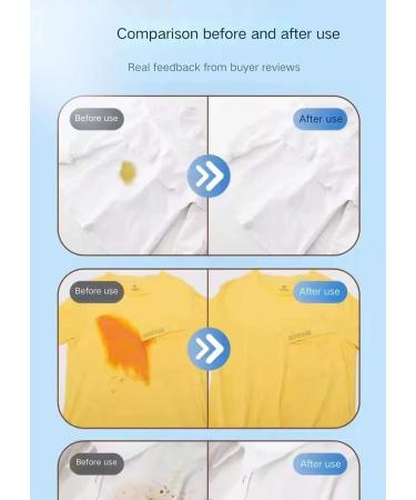 Active Enzymes for Clothes Cleaning Clothes Oil Stain Remover for Stubborn StainsGarment Stubborn Stain Cleaner Remover (Color : 1pcs) - Buy Online on GoSupps.com