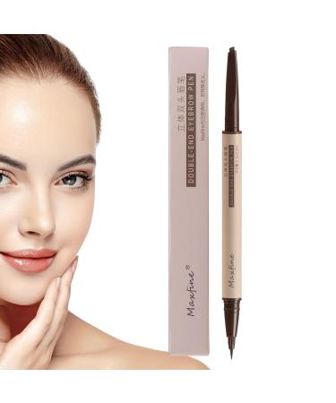 Eye Brow Pencils for Women Brow Enhancing for Women Waterproof Eyebrow Pencil with Fine Tip Sweat-Proof Smudge Proof Brow Pencils for Women Shakven 01# Gray Brown