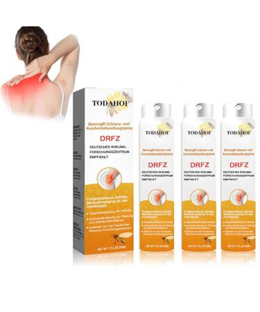 Todahof Bienengift spray bee venet joint and bone therapy spray beeergift for joints body therapy beeergift spray joint spray (3PCs)