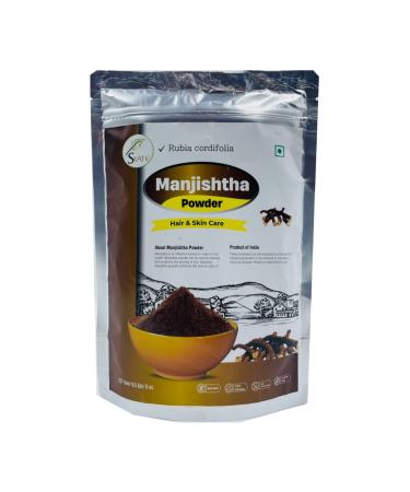SVATV Natural Manjistha Powder (Rubia cordifolia) Madder Root Powder | Promoting Healthy and Clear Skin | Natural Hair Color | Indian Madder | Natural Moisturizer - 227 Grams