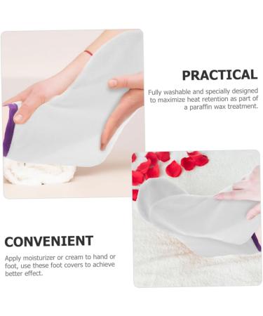1 Pair of Foot Care Socks Paraffin Bag Wax Bag Paraffin Foot Protector Heated Thermal Gloves Warming Gloves Nourishing Socks Refill Sleeve Liner Polyester - Buy Online on GoSupps.com