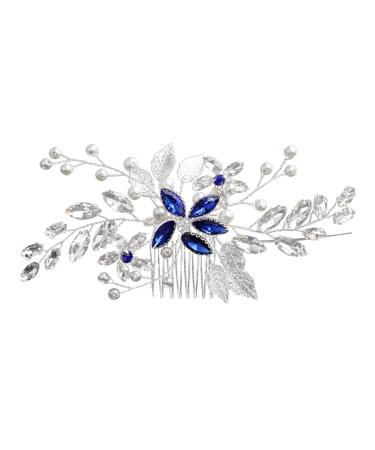 Housoutil 1pc Tiara Bridal Hair Comb Combs for Women Hair Barrettes for Women Hair Comb for Bride Comb for Bridal Bride Comb Alloy Comb Headgear Manual Accessories Banquet