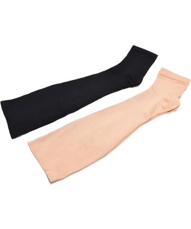 ZMERCH S-XL Black Knee-High Compression Stockings | Open Tip Calf Support for Varicose Veins - No Zipper - Buy Online on GoSupps.com