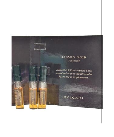 BVLGARI Jasmin Noir L'essence Perfume Sample vial WOMEN Vials 1.5 ml / 0.05 Fl Oz Pack of 3 - Buy Online on GoSupps.com