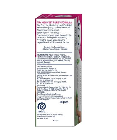 Veet Hair Removal Cream for Dry Skin - 50 gm | Effective & Gentle Hair Removal Solution - Buy Online on GoSupps.com
