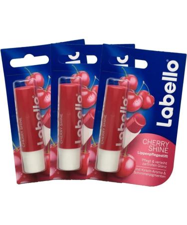 Labello Cherry Fruity Shine Lip Balm Stick SPF 10 | Beauty Care for Soft & Smooth Lips - Buy Online on GoSupps.com