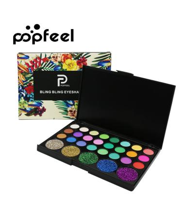 Battnot 29 Colors Eyeshadow Palette - Waterproof Shimmer & Matte Makeup Set | Black Pigment Eye Cosmetics - Buy Online on GoSupps.com