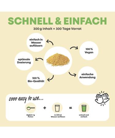 Organic Bitter Substances Powder - 300 Portions | Hildegard von Bingen & Ayurveda | Green Powder | DE- KO-001 | Bitter Elixir Bio - International Shipping - Buy Online on GoSupps.com