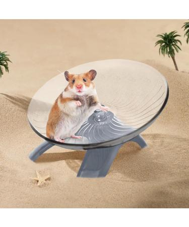 Silent Hamster Wheel Hamster Flying Saucer Plastic Running Wheel Playing Toy Hamster Exercise Sports Wheel Cage Decoration for Gerbils Squirrels Guinea Pig Syrian Small Animals Pets - Buy Online on GoSupps.com