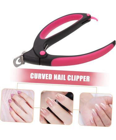 Healeved A Cross-type Shear Stainless Steel Scissors Fake One-line Fingernail Nail Cutters for Nail Tips Manicure Clipper Nail Stuff One- Line Nail Clipper Trimmer Artificial Acrylic - Buy Online on GoSupps.com