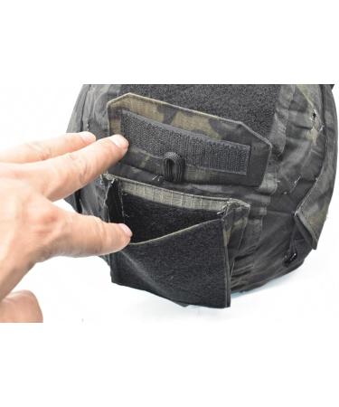 JFFCESTORE Tactical Helmet Cover for MICH/ACH Helmets - Multicam Camouflage Black - Buy Online on GoSupps.com