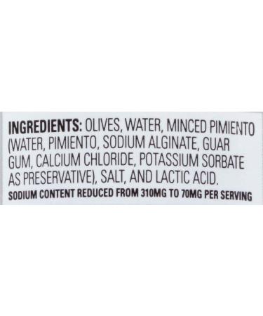 Pearls 5.75 oz. Reduced Salt Pimiento Stuffed Manzanilla Olives - Buy Online on GoSupps.com