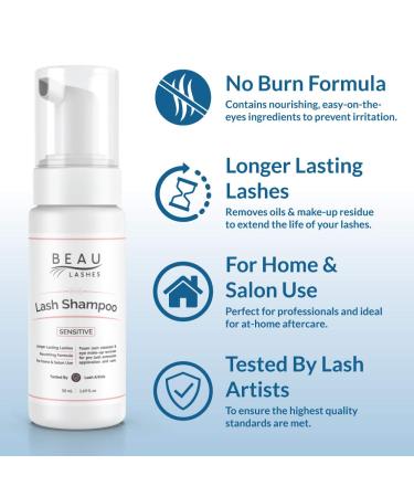 of 1) - Gentle Eyelash Extension Cleanser & Brush - Buy Online on GoSupps.com