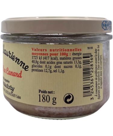 La Belle Chaurienne Pure Duck Rillettes 180g - French Delicacy for Gourmet Food Lovers - Buy Online on GoSupps.com