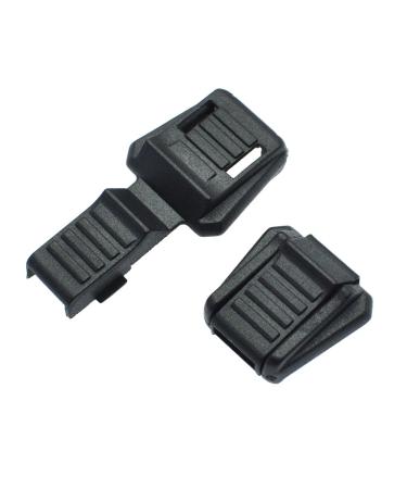 50pcs Zipper Pull Cord Lock Cord Ends Paracord Clips Plastic Buckle for Paracord Cord,Shoes,Molle Backpack Accessories - Buy Online on GoSupps.com