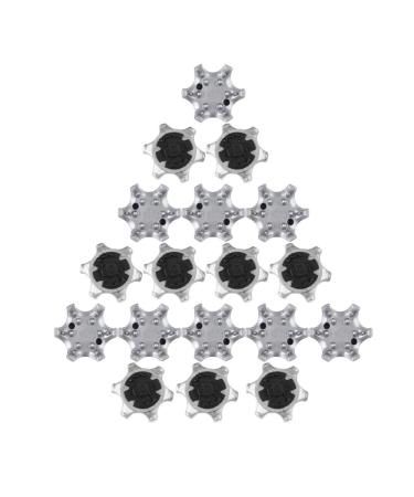 MamimamiH Golf Shoe Spikes 18 Pack Quick Install 3 Point Cleats Fits Footjoy and Callaway Shoes