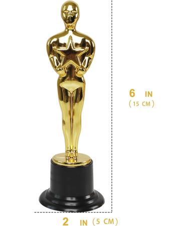 24 Pack 6'' Plastic Gold Star Award Trophies - Party Decorations, Favors, School Awards & Game Prizes - Buy Online on GoSupps.com