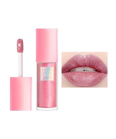 G n rique Glitter Lip Gloss Shimmering Lip Plumper Moisturizing Liquid Lipstick Glossy Lip Balm Nourishing Makeup Perfect for Women and Girls Lip Makeup Routine