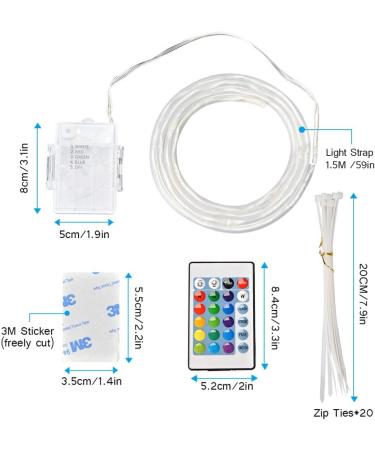 Wenosda LED Basketball Hoop Lights | Remote Control | Waterproof | 16 Colors | String Lights for Night Play | Perfect for Kids and Adults - Buy Online on GoSupps.com