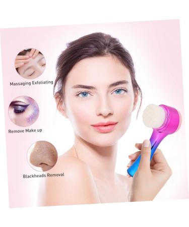 MAGICLULU Multifunctional Facial Cleansing Brush Waterproof Face Brush Silicone Brush for Face Cleaning Facial Cleansing Brush Waterproof Facial Brush Skin Cleansing Make- up Remover Manual 13X5.5cm Assorted Color - Buy Online on GoSupps.com