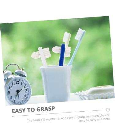 BUIFULSIC 6ST Double-headed Toothbrush for Adults - Travel-Friendly Prosthetic Double-Sided Brush in Color-Sorted Options - Ideal for Dentures - 1-Pack - Buy Online on GoSupps.com