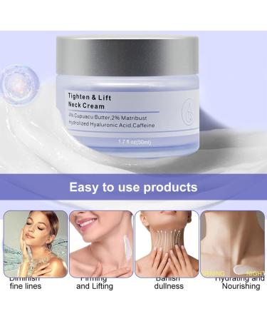  Rakiuty Firming Neck Cream Moisturizing Neck Cream Anti-aging Neck Moisturizer to Tighten Sagging Skin - Buy Online on GoSupps.com