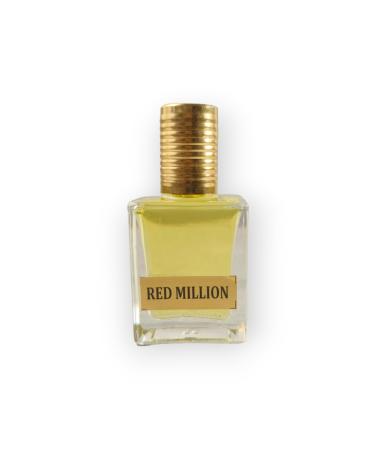 All Types Essential Oil Attar-Atar Parfum Oil Fragrance Perfume Unisex Men-Women Parfume Spray Scent Long Lasting Roll On Itar Semi Natural Non Alcoholic Volume:12ML (0.4 Fl Oz). (Red Million)
