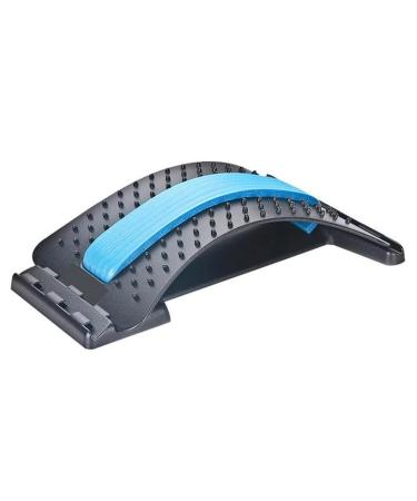 Backer 1 piece Back Stretch Equipment Massager Magic Bahre Fitness Lumbar spine Relaxation Back pain pain relief massage hall back extensor back gear (size: blue)