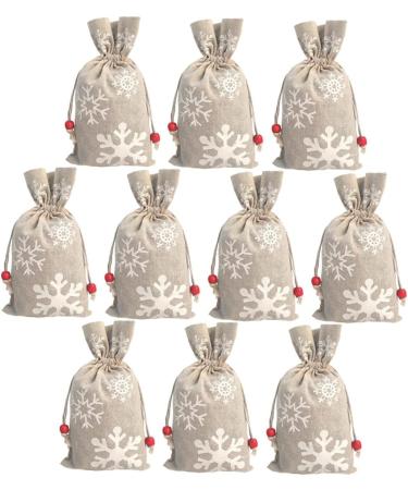 Abaodam Dining Table Decor 10pcs Christmas Decor Drawstring Christmas Jewelry Bags Bags Decorate Beam Port Storage Bag 23.00X13.00X0.20CM As Shown - Buy Online on GoSupps.com