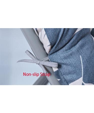 Non-Slip Practical Lounger Mat with Fixing Tie Comfortable Thick High-Backed Cushion for Indoor Outdoor Garden Patio Premium Cotton Lounger Pad - Buy Online on GoSupps.com