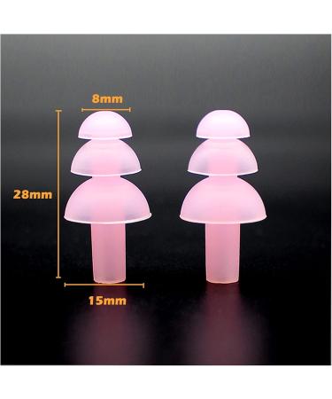 Waterproof earplugs 20Pcs Soft Silicone Ear Plugs Sound Insulation Ear Protection Earplugs Anti Snoring Sleeping for Travel Noise Reduction Easy to use and Durable (Color : Blue Pink) - Buy Online on GoSupps.com
