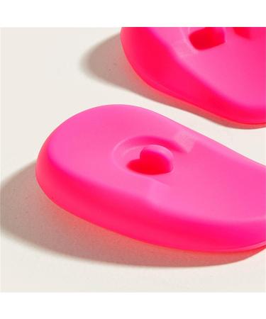 Ear Protector Hair Coloring & Baking Oil Earmuffs - Pink Anti-Sticky Hair Dye Isolation Stain Ear Care & Earwax Removal - Buy Online on GoSupps.com