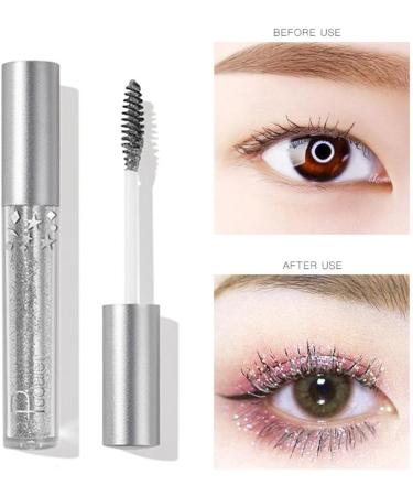 Jojomis 5ml Sparkling Clump Free Smudgeproof Curling Volumizing Mascara Cream Silver - Buy Online on GoSupps.com