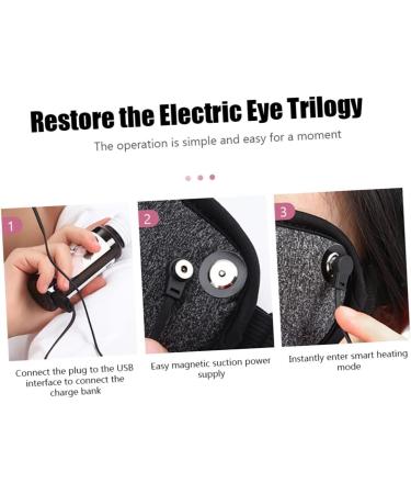 GLEAVI 3 Sets Heated Silk Eye Masks - Electric Sleep Eye Cover & Travel Blindfolds for Ultimate Comfort - Buy Online on GoSupps.com