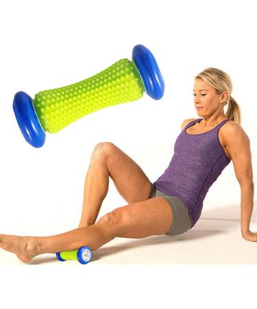 Plantar Fasciitis Foot Massage Roller with 2 Spiky Balls - Arch Pain Relief & Muscle Recovery - Buy Online on GoSupps.com
