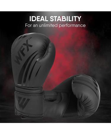 WFX Leather Boxing Gloves - Professional MMA Kickboxing & Muay Thai Sparring - 12 oz Training Gear for Ultimate Combat Performance - Buy Online on GoSupps.com