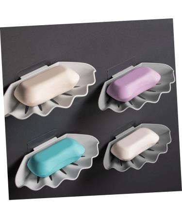Ciieeo 2 Pcs Soap Dish Soap Holder Shell Soap -mounted White Shelf - Buy Online on GoSupps.com