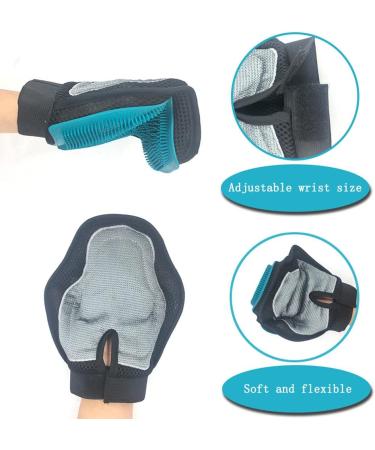 DHinkyoung Horse Massage Glove Horse Grooming Brush Multifunctional Horse Brush Glove Breathable Horse Hair Remover Mitt for Horse Dog and Cat Washing Grooming Shedding - Buy Online on GoSupps.com