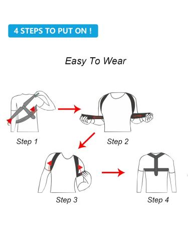 JXZXC Posture Corrector Clavicle Spine Back Belt Adjustable Unisex Upper Back Shoulder Lumbar Posture Correction L for 70-110kg - Buy Online on GoSupps.com