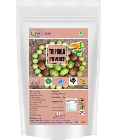 neotea Organic Triphala Powder | Blend of Amla, Bibhitaki & Haritaki | 100% Natural | Vegan | Non-GMO | Herbal Supplement | Product of India (100 GM(3.52 OZ))